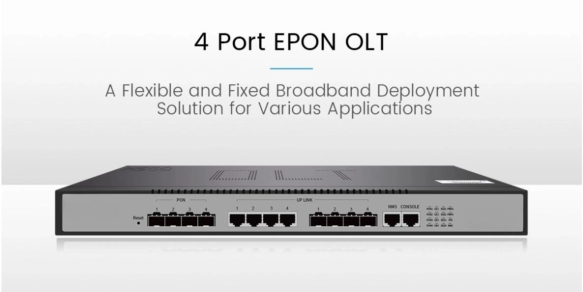 4-Port EPON OLT (Black) with CATV Overlay and Integrated WiFi Access第2张