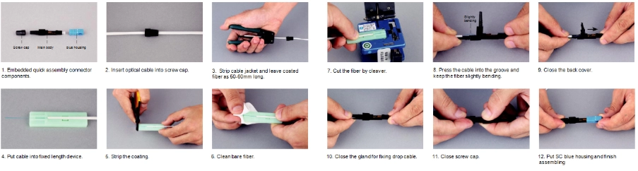 SC/UPC Optical Fiber Fast Connectors(pic2)