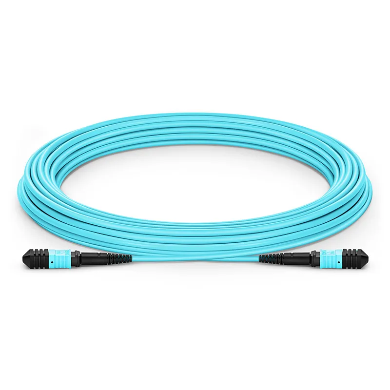 MPO Fiber Optic Patch Cord – 8/12/16/24 Core, 40G/100G/200G/400G Multimode Jumpe