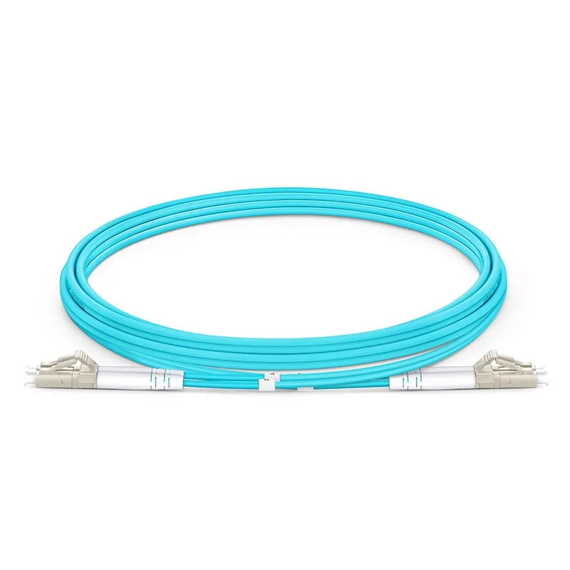 OM3/OM4 Indoor Armored Multimode Fiber Patch Cords with SC/LC/FC/ST Connectors