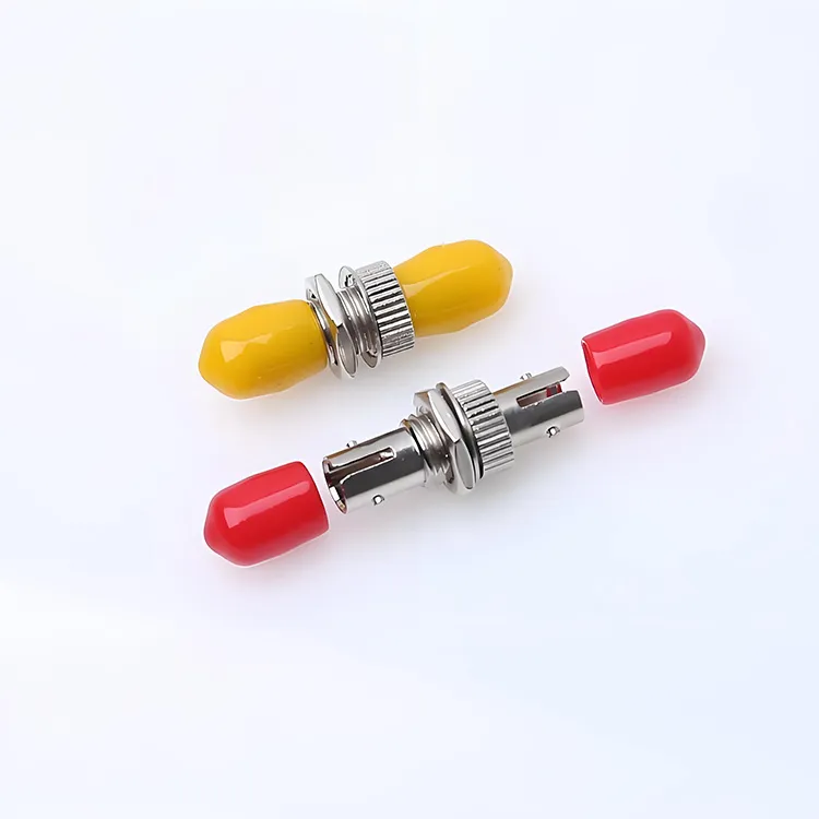 ST Flange Fiber Optic Adapter – Rugged Bayonet Connector for Secure, Quick Insta