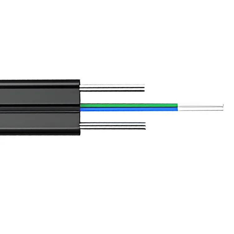GJXH Bow-Type FTTH Drop Cable with 1 or 2 Core G652D/G657A s
