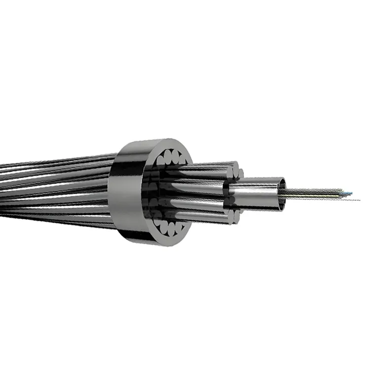 OPGW-4 Fiber Cable with Aluminum-Covered Stainless Steel Tub