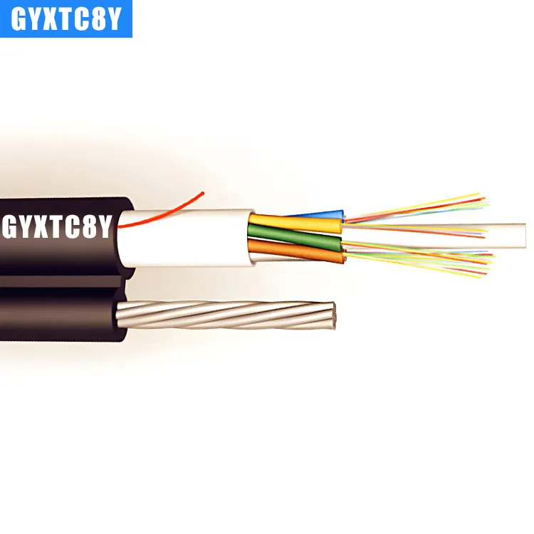 GYXTC-8Y Single-tube Aerial Fiber Optic Cable | Armored, Loo