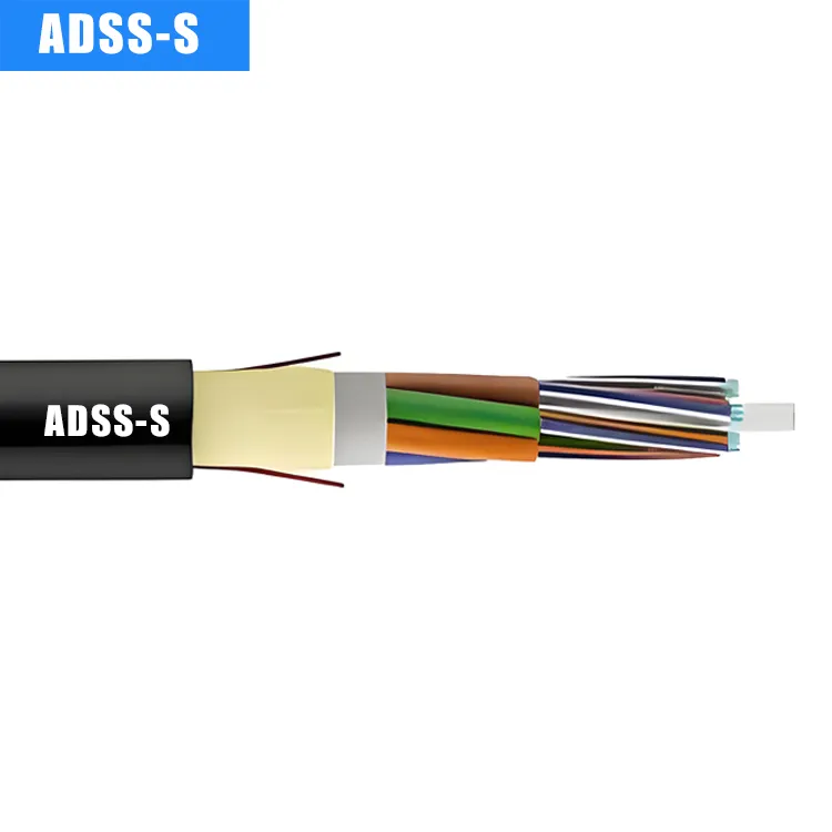 ADSS-S Single Jacket Optical Fiber Cable 2–288 Cores | G.652
