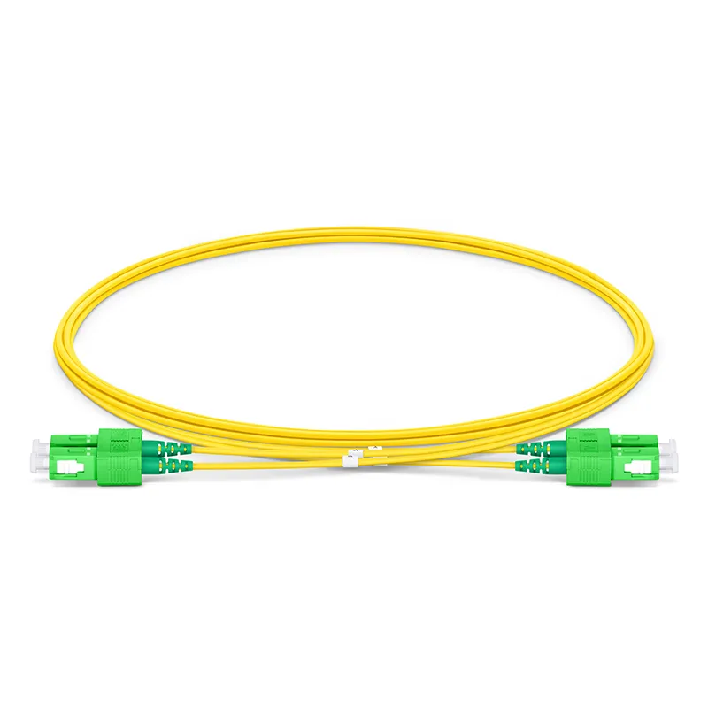 SC-SC APC Simplex/Duplex Single mode Fiber Patch Cords，Fiber Jumper Cable
