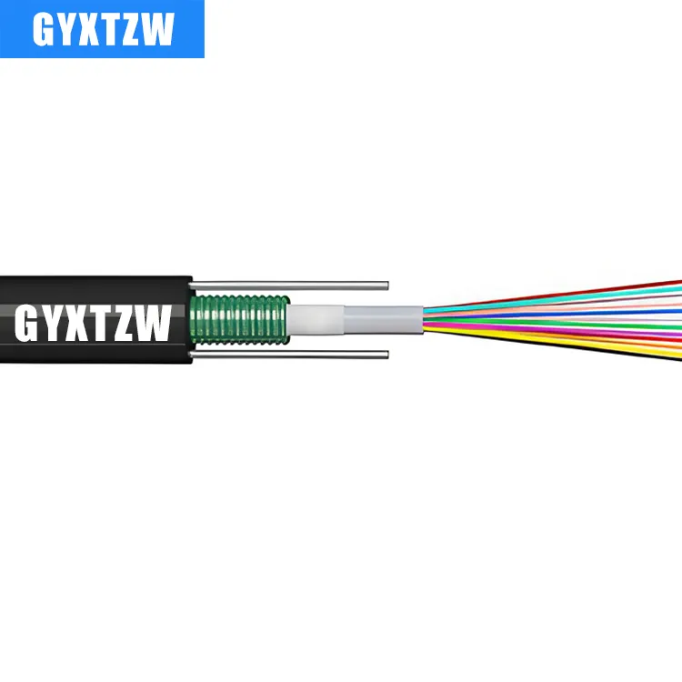 Cable de fibra blindada ignífugo GYXTZW | 2-24 núcleos | Uni